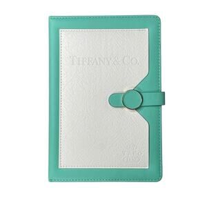 NEW Tiffany & Co Blue and White Notebook Journal Magnetic Closure